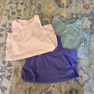 BUNDLE of Lululemon Swiftly Tech High-Neck Tank Top 2.0 *Race Length (3) Size 8